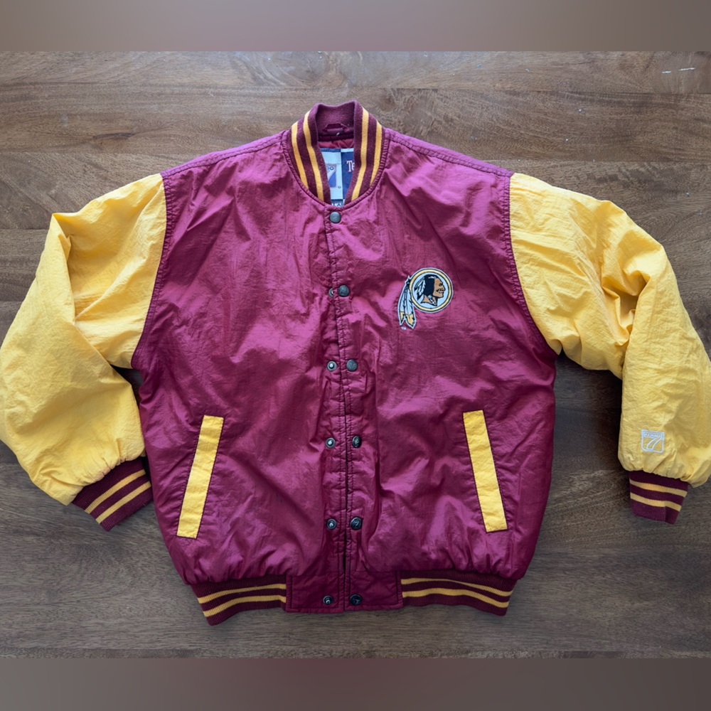 Vintage logo 7 NFL bomber jacket Washington Redskins